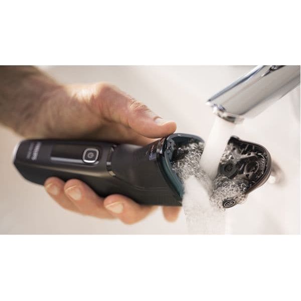 Cordless Waterproof Pivoting head With trimmer 2 year guarantee PHILIPS Series 3000 S3231/52 Wet & Dry Rotary Shaver - Black - 3